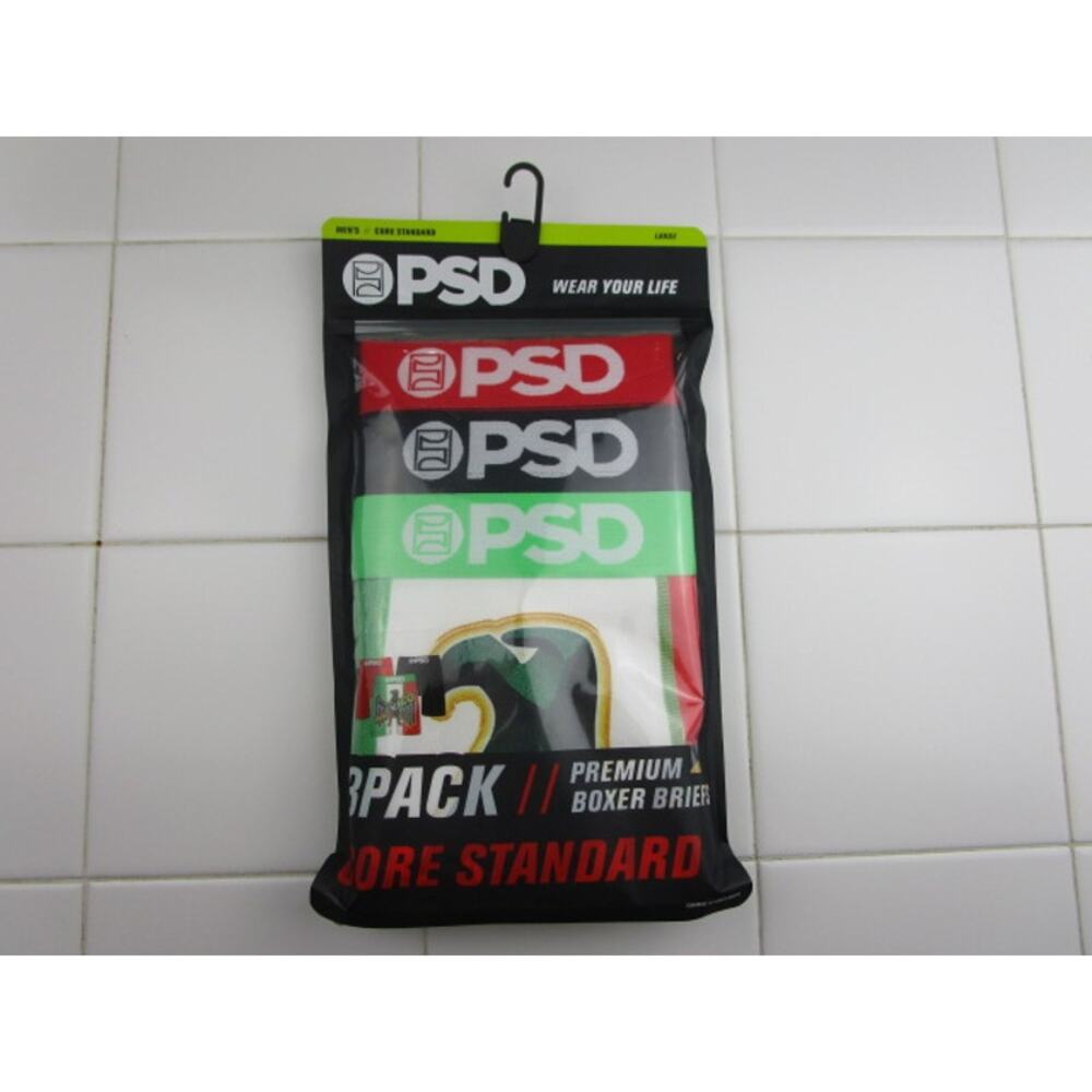 PSD Standard Core Mexico Bird Flag Men's Large (36-38) Premium Boxer Briefs